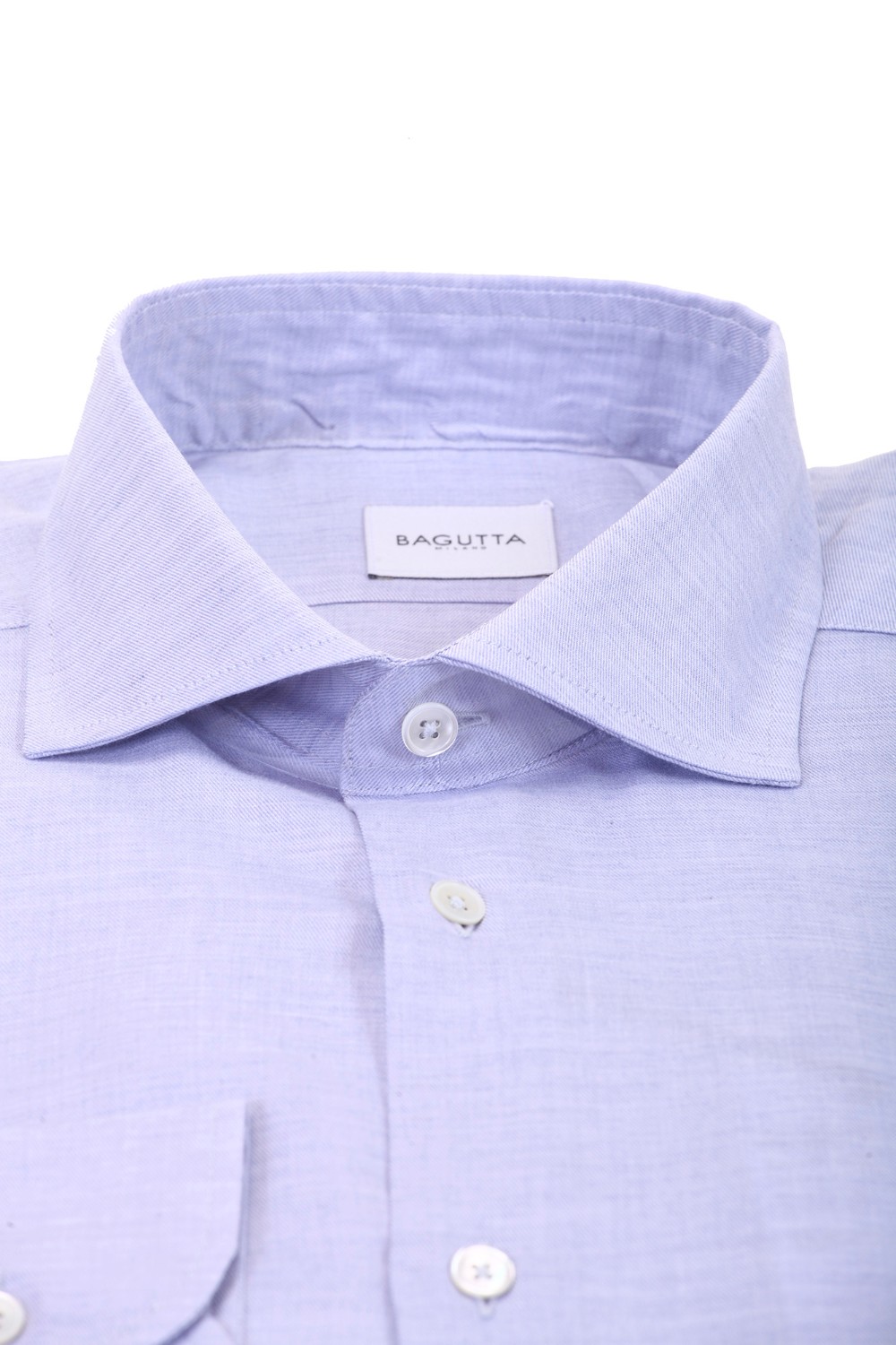 shop BAGUTTA  Camicia: Bagutta camicia "Walter" in cotone.
Colletto alla francese. 
Slim fit. 
Composizione: 100% Cotone. 
Fabbricato in Italia.. WALTER EBLW12779-050 number 4644623